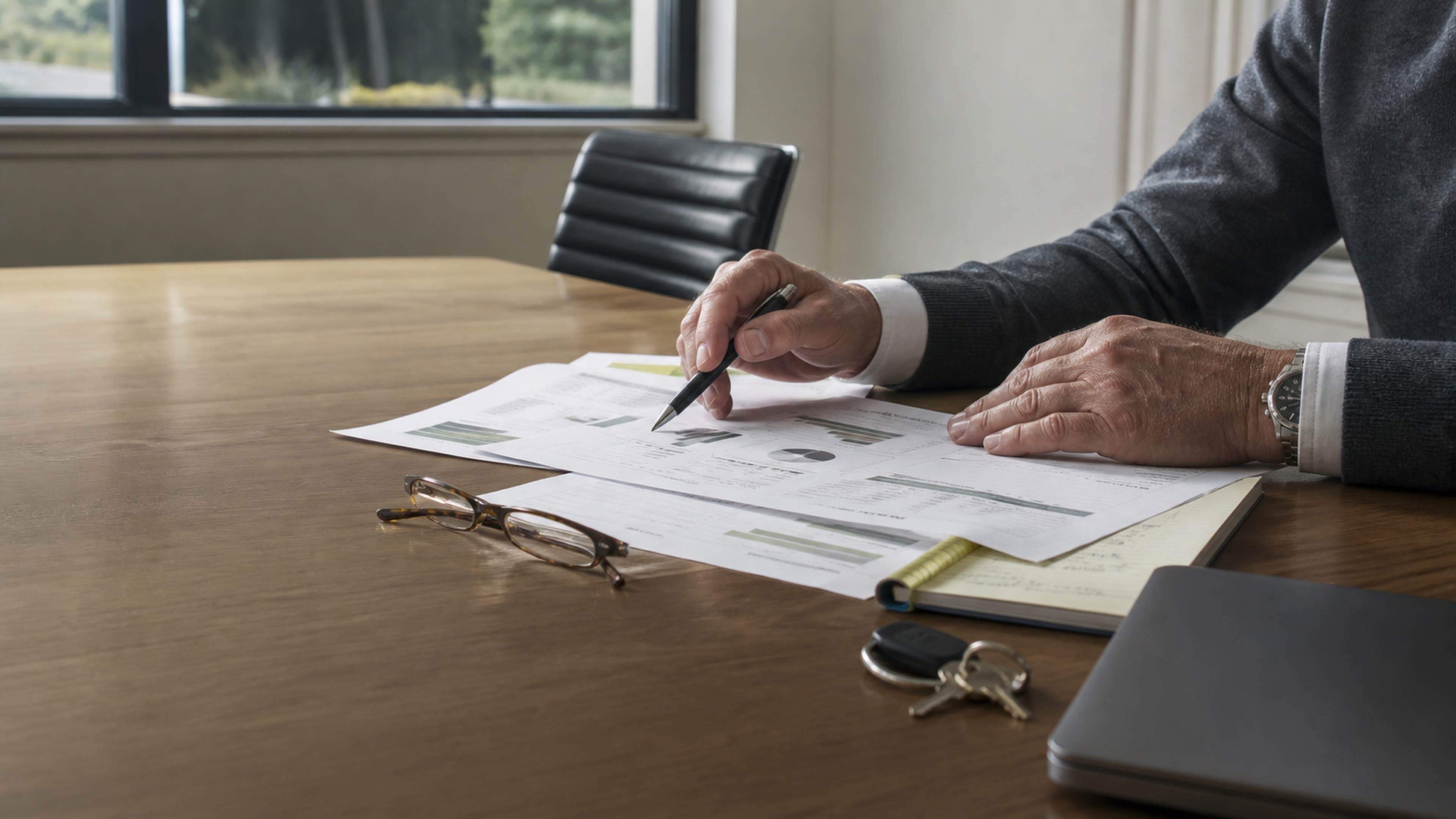 Illustrative business financial review